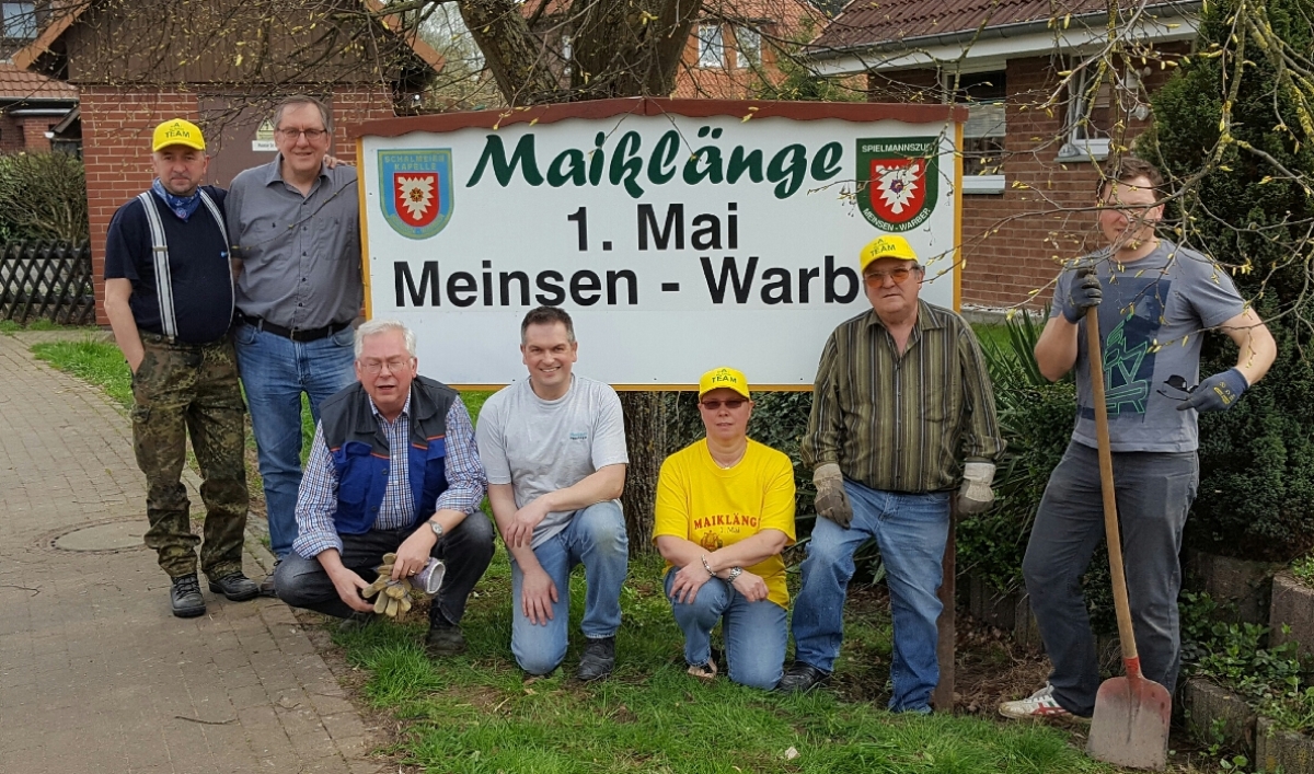 Hinweistafeln auf Maiklänge aufgestellt