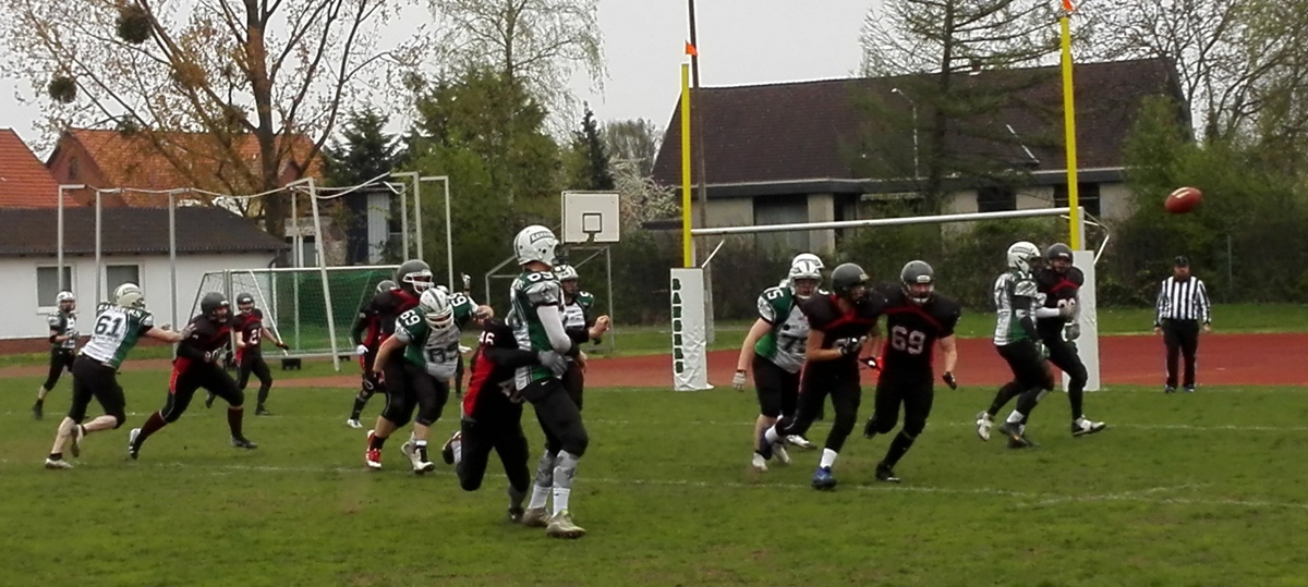 Perfekter Saisonstart für Schaumburg Rangers</br>58:0-Sieg gegen Bremen Union Bulls