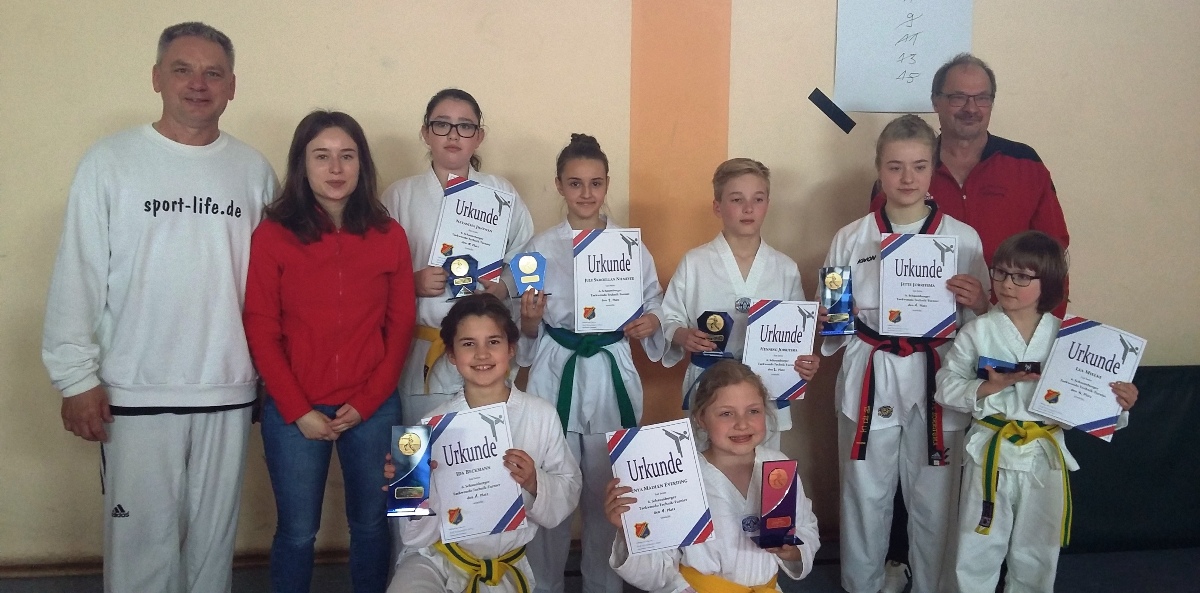 Erfolgreiche Taekwondo-Sportler