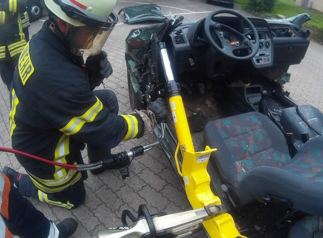 Feuerwehr übt den Ernstfall