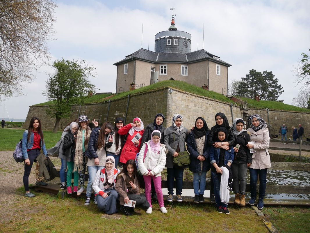 Flüchtlinge entdecken neue Heimat</br>Mädchen on Tour zum Steinhuder Meer