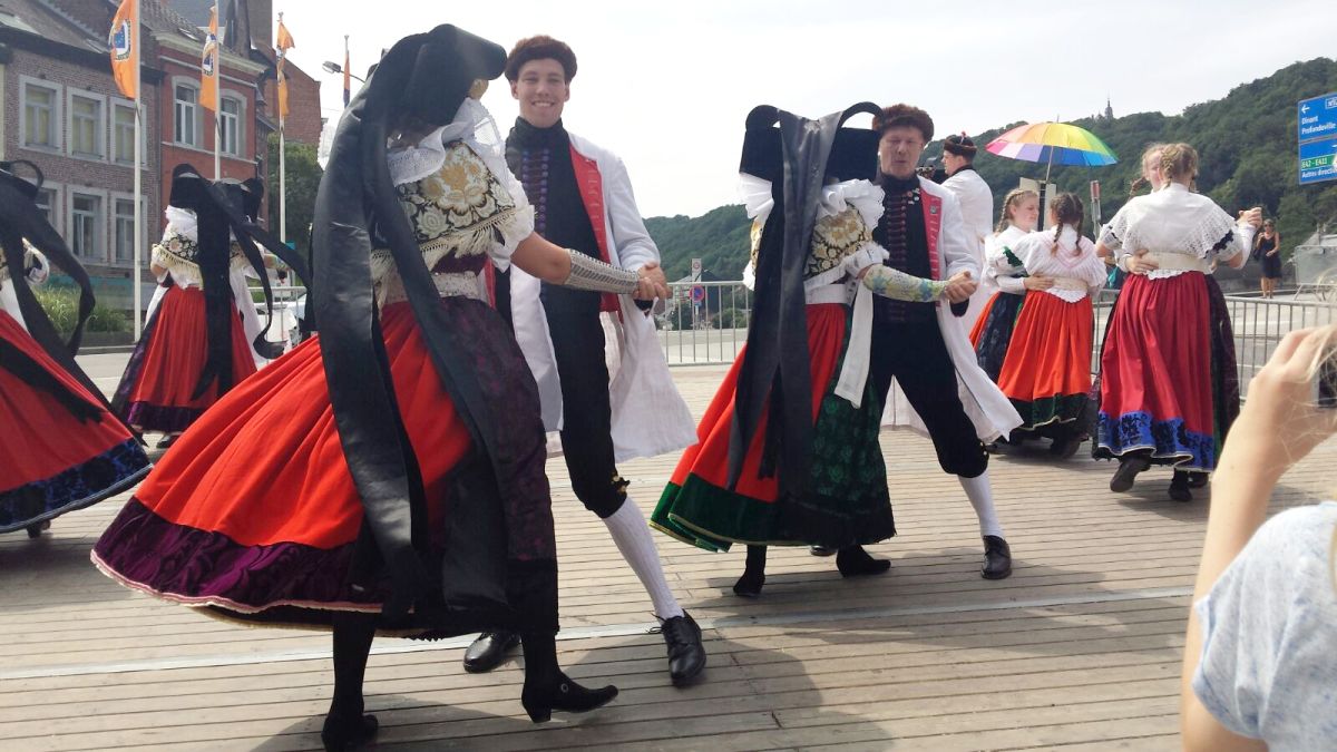Trachtengruppe bei Mini-Europeade