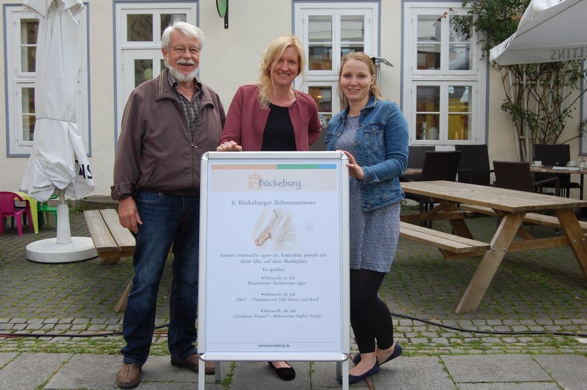 Dreimal Bühnensommer am Mittwoch</br>Kultur open Air auf dem Marktplatz