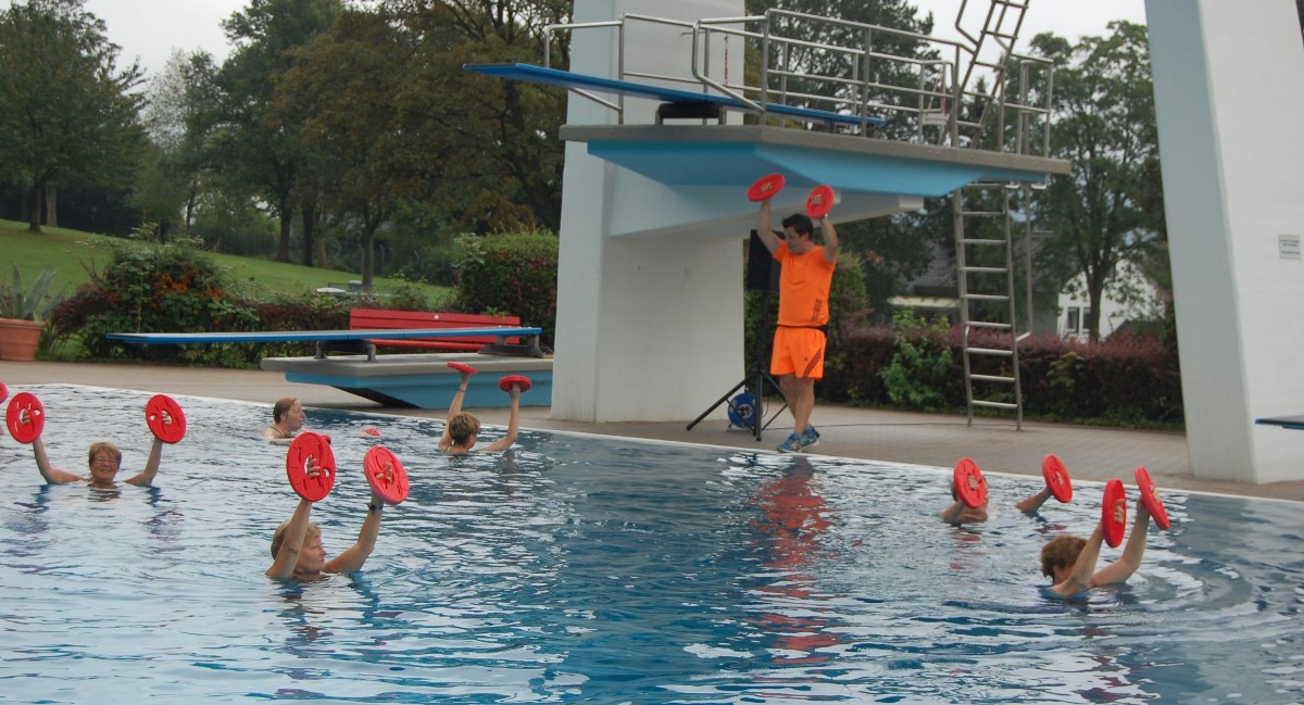 Letzter Aqua-Fitness-Kurs im Bergbad</br>Abschwimmen am 17. September