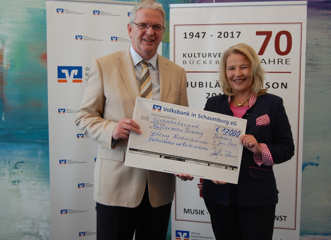 Gründung des Kulturvereins vor heute 70 Jahren</br>Volksbank in Schaumburg unterstützt Jubiläumssaison