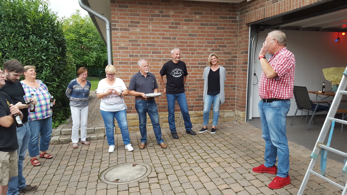 Königsscheibe hängt beim neuen Volkskönig