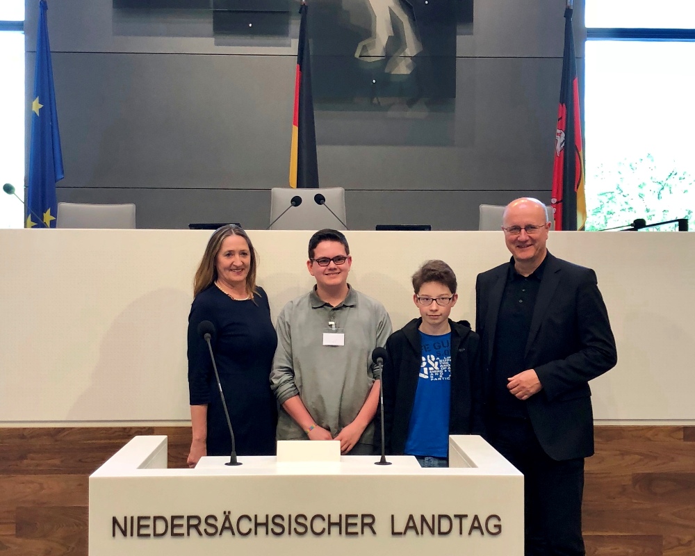 Schüler Landtagsabgeordnete für einen Tag
