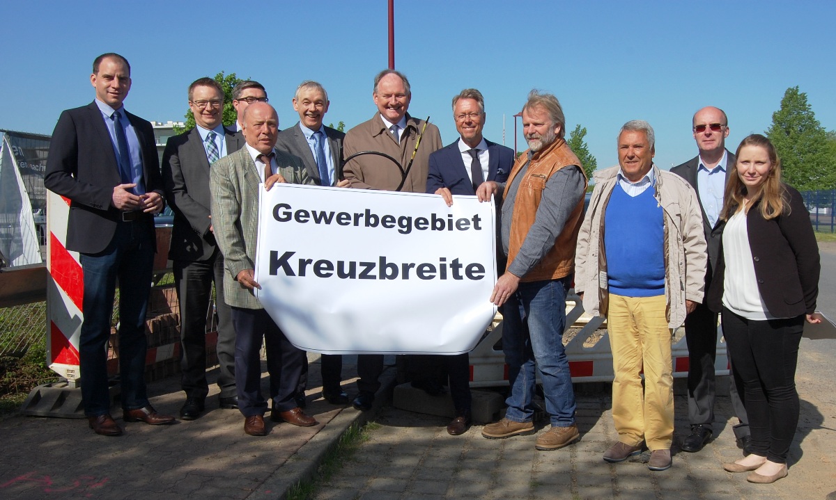 Glasfaser für Gewerbegebiet „Kreuzbreite“</br>Betriebe profitieren von Internet-Direktanschlüssen
