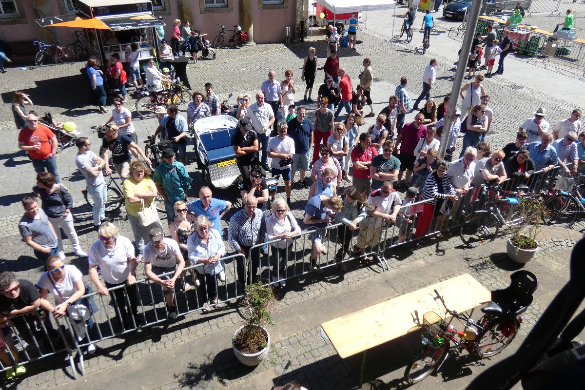 Rund ums Rad</br>Viele begeisterte Radfahrer beim Sattelfest