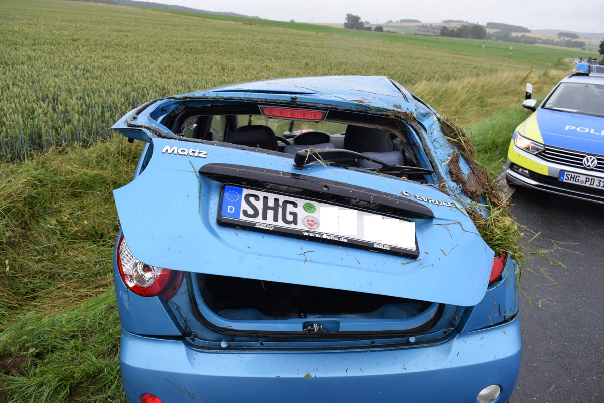 18-jähriger Verletzter bei Verkehrsunfall
