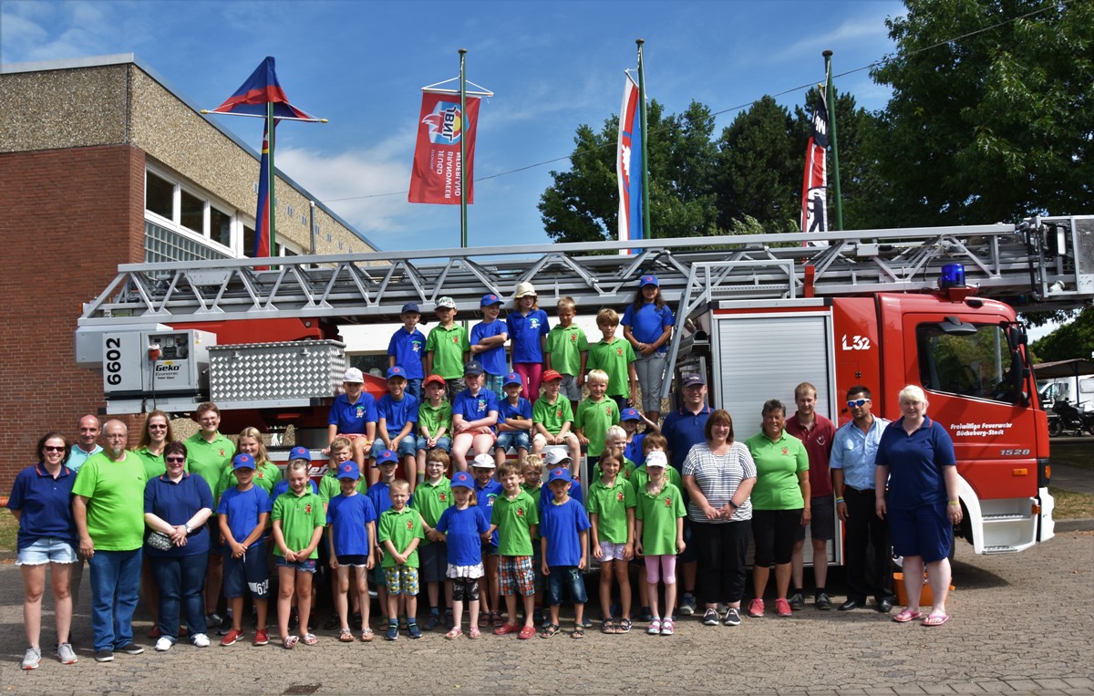 Kinderfeuerwehr im Zeltlager</br>Fußball-Turnier bei bestem Wetter