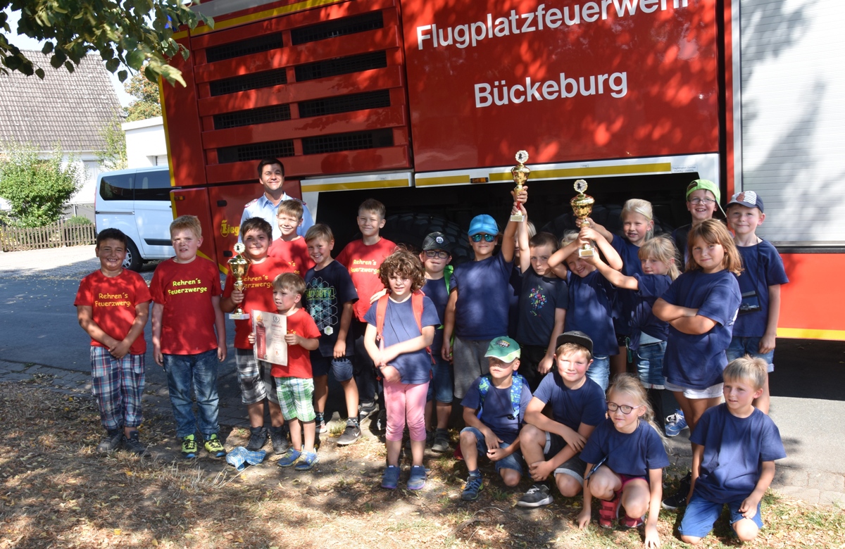 „Löschtiger“ feiern Geburtstag</br>Kinderfeuerwehr Rehren/Westerwald gewinnt Orientierungsmarsch