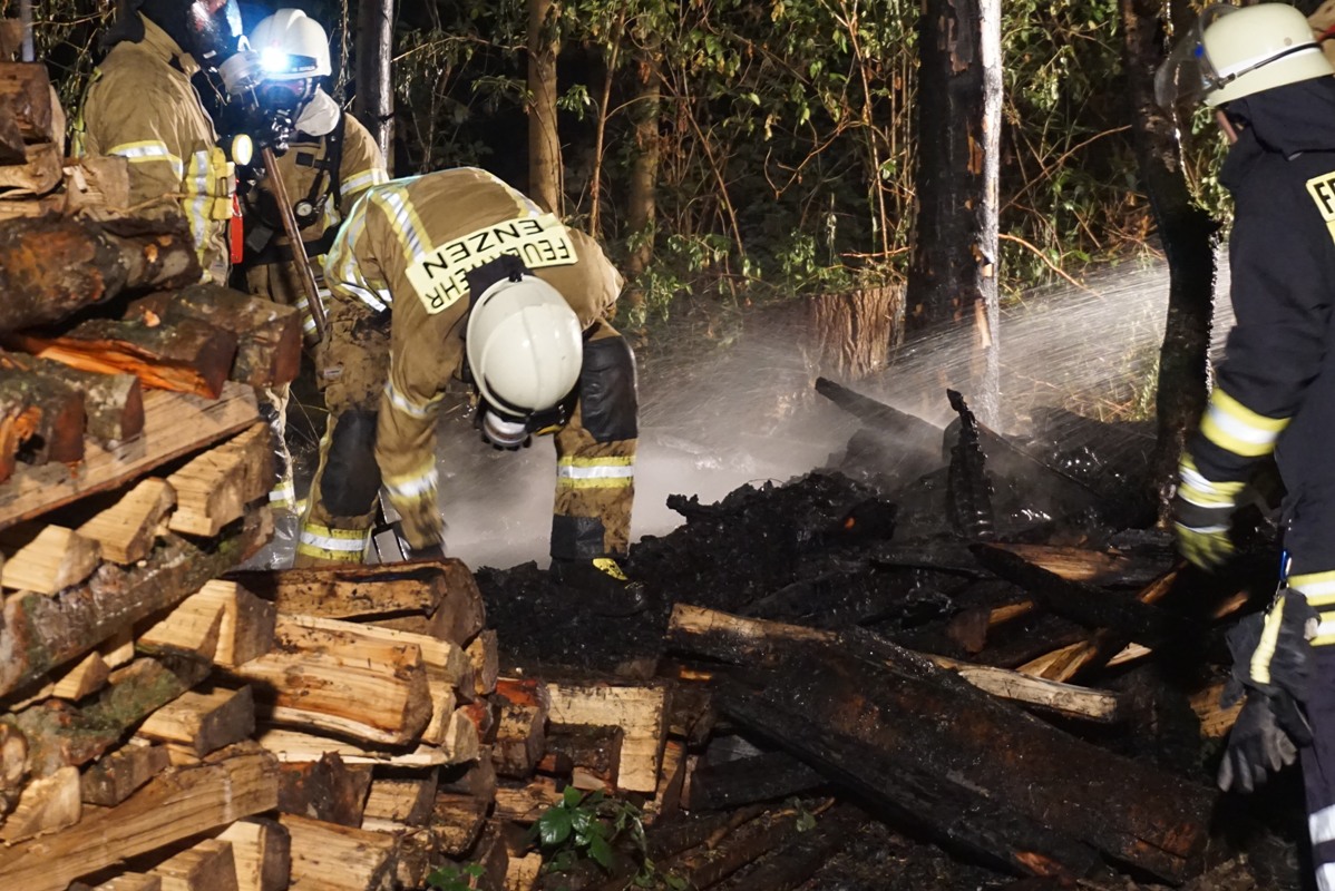 Schnelles Eingreifen verhindert Waldbrand