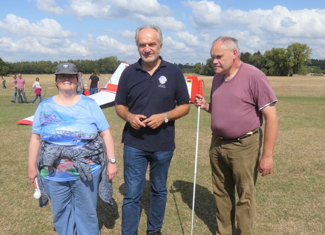 „Über den Wolken…“</br>Lions Club Schaumburg ermöglicht Blinden den Segelflug