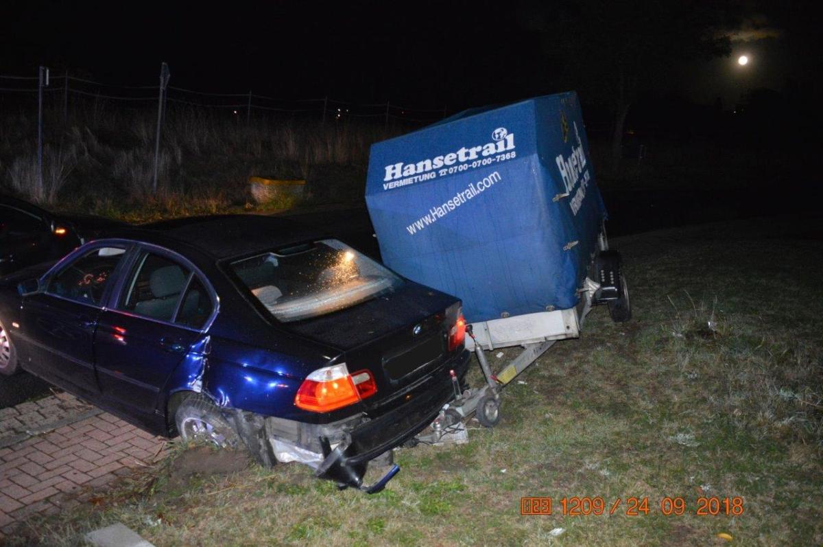 Hoher Sachschaden nach Unfall