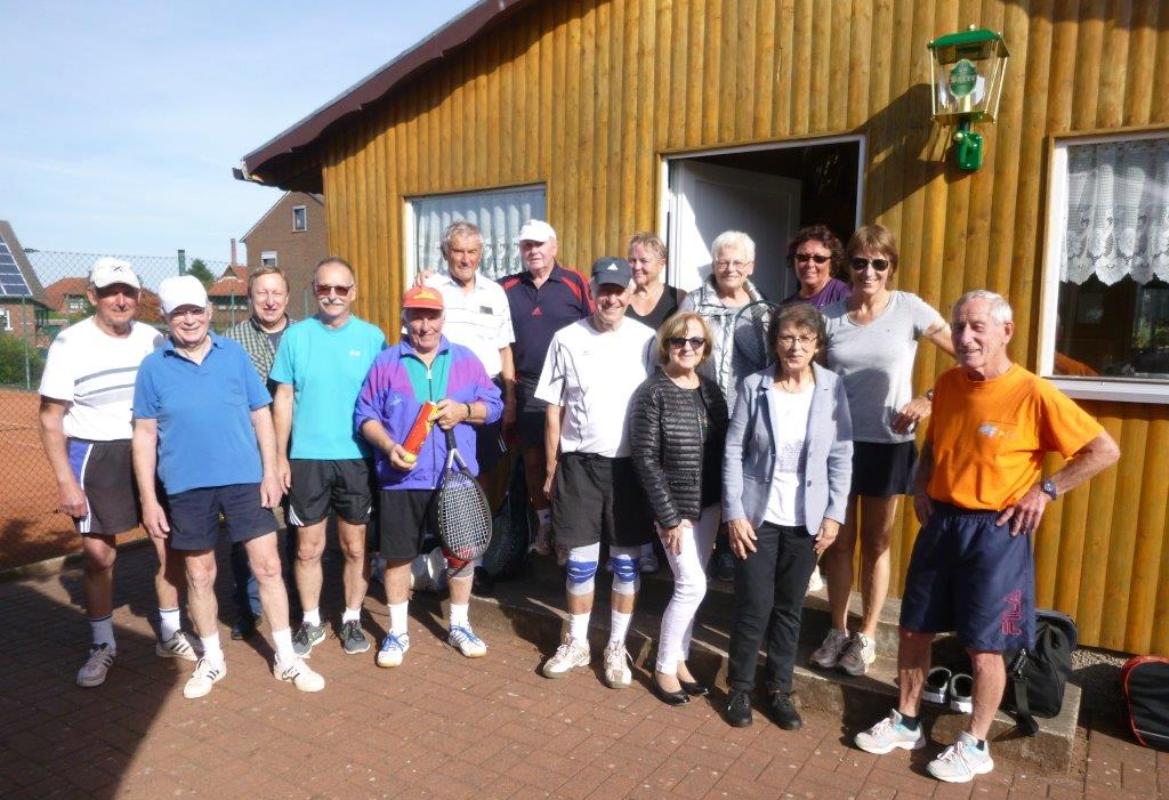 Tennisspieler beenden Außensaison
