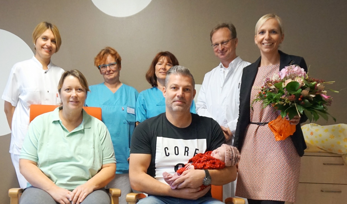 555. Baby im Klinikum geboren</br>Geburtsklinik erneut zur Babyfreundlichen Klinik zertifiziert
